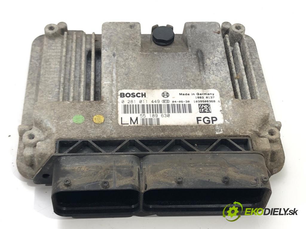 OPEL VECTRA C Kombi (Z02) 2003 - 2009    1.9 CDTI (F35) 110 kW [150 KM] olej napędowy 2004   riadiaca jednotka Motor 55189630 (Riadiace jednotky)