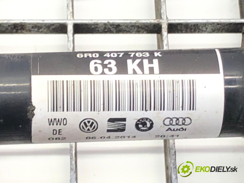 SKODA FABIA II (542) 2006 - 2014    1.6 TDI 66 kW [90 KM] olej napędowy 2010 - 2014  Poloos ľavy predný 6R0407763K