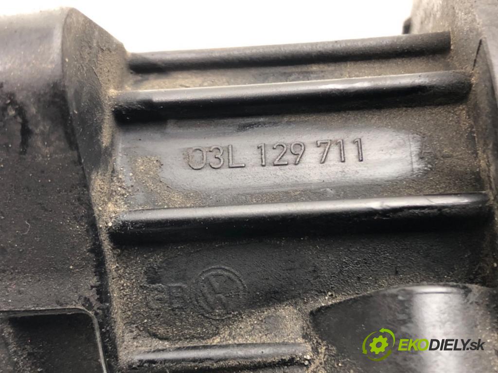 SKODA FABIA II (542) 2006 - 2014    1.6 TDI 66 kW [90 KM] olej napędowy 2010 - 2014  Potrubie sacie, sanie 03L129711 (Sacie potrubia)