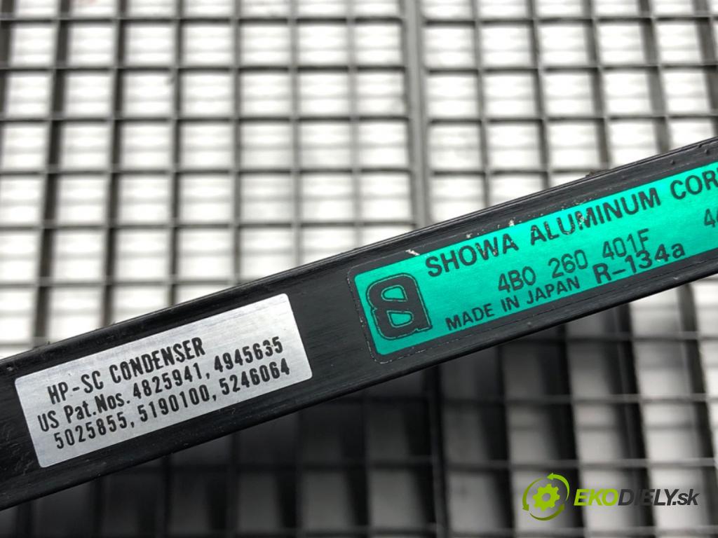 AUDI A6 C5 Avant (4B5) 1997 - 2005    2.4 121 kW [165 KM] benzyna 1997 - 2005  Chladič klimatizácie 4B0260401F (Chladiče klimatizácie)