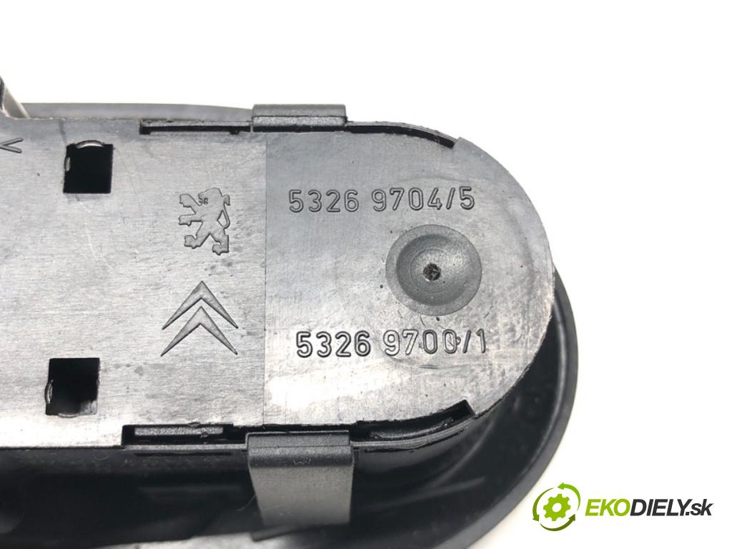 PEUGEOT 407 (6D_) 2004 - 2011 2.0 HDi 135 (6DRHRH, 6DRHRE, 6DRHRG, 6DRHRJ) 100 k Prepínač okien 53269704 (Prepínače, spínače, tlačidlá a ovládače kúrenia)