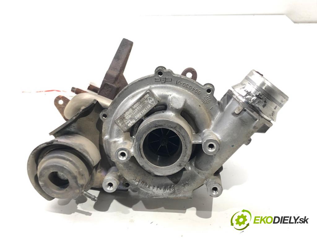 RENAULT KANGOO / GRAND KANGOO II (KW0/1_) 2008 - 2022    1.5 dCi 75 (KW07, KW10, KW04) 55 kW [75 KM] olej n  Turbodúchadlo,turbo H8201164371 144119263R (Turbodúchadlá (kompletné))