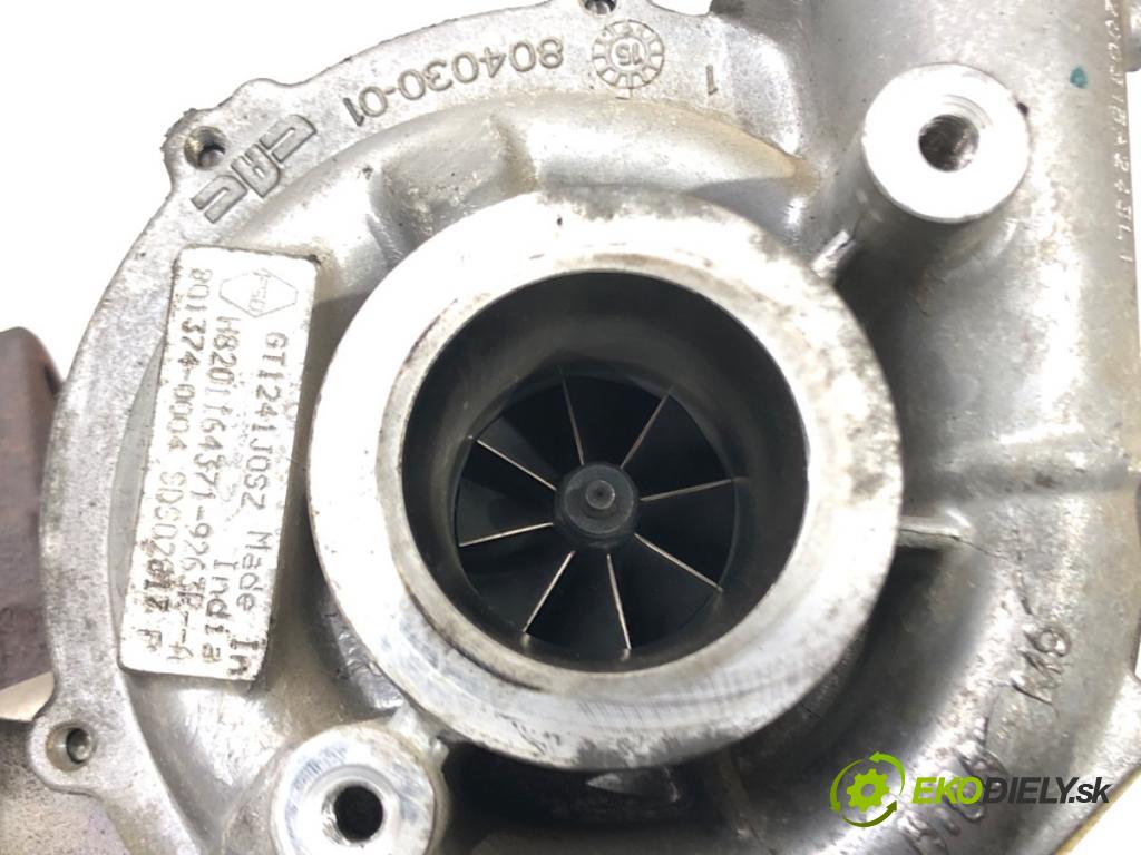 RENAULT KANGOO / GRAND KANGOO II (KW0/1_) 2008 - 2022    1.5 dCi 75 (KW07, KW10, KW04) 55 kW [75 KM] olej n  Turbodúchadlo,turbo H8201164371 144119263R (Turbodúchadlá (kompletné))
