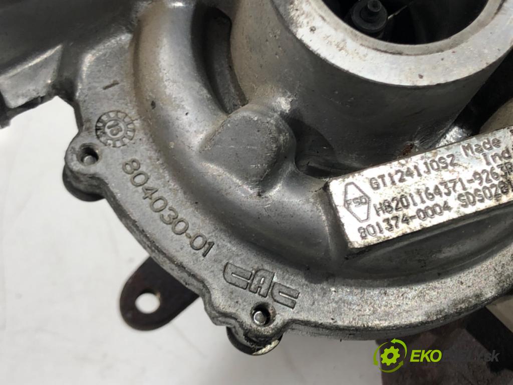 RENAULT KANGOO / GRAND KANGOO II (KW0/1_) 2008 - 2022    1.5 dCi 75 (KW07, KW10, KW04) 55 kW [75 KM] olej n  Turbodúchadlo,turbo H8201164371 144119263R (Turbodúchadlá (kompletné))