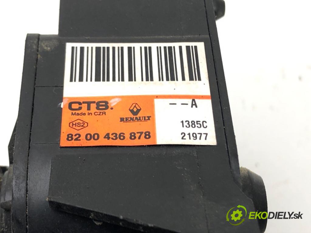 RENAULT KANGOO / GRAND KANGOO II (KW0/1_) 2008 - 2022    1.5 dCi 75 (KW07, KW10, KW04) 55 kW [75 KM] olej n  Potenciometer plynového pedálu 8200436878 (Pedále)