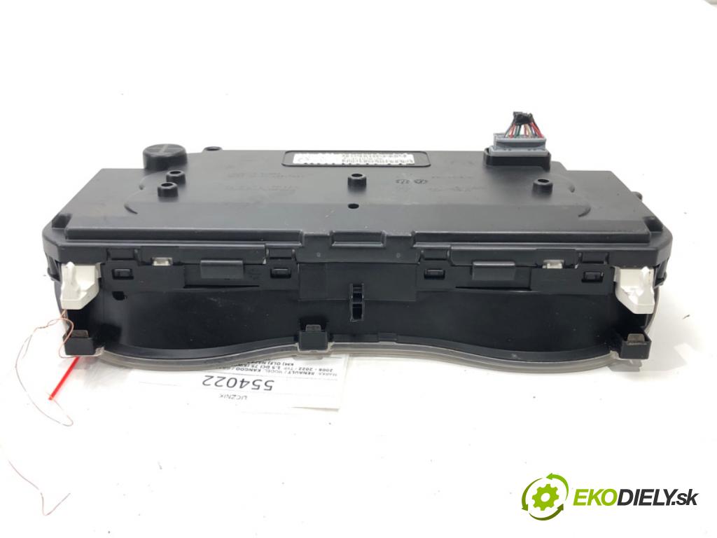 RENAULT KANGOO / GRAND KANGOO II (KW0/1_) 2008 - 2022    1.5 dCi 75 (KW07, KW10, KW04) 55 kW [75 KM] olej n  Prístrojovka P248103078R (Prístrojové dosky, displeje)