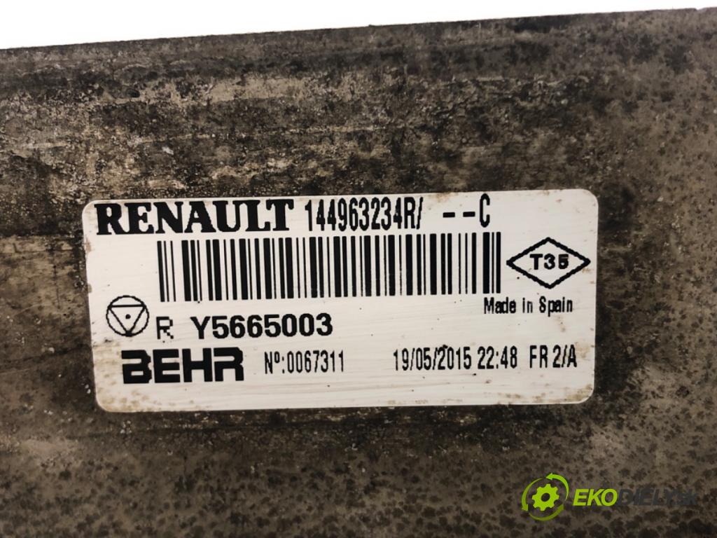 RENAULT KANGOO / GRAND KANGOO II (KW0/1_) 2008 - 2022    1.5 dCi 75 (KW07, KW10, KW04) 55 kW [75 KM] olej n  intercooler 144963234R (Intercoolery (chladiče nasávaného vzduchu))