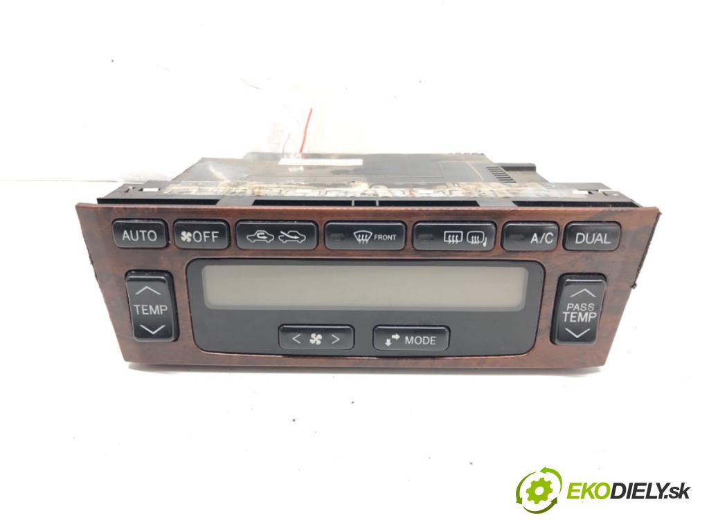 TOYOTA AVALON sedan (_X2_) 1999 - 2005    3.0 (MCX20) 157 kW [214 KM] benzyna 1999 - 2004  Panel ovládania kúrenia 55900-07032 (Prepínače, spínače, tlačidlá a ovládače kúrenia)