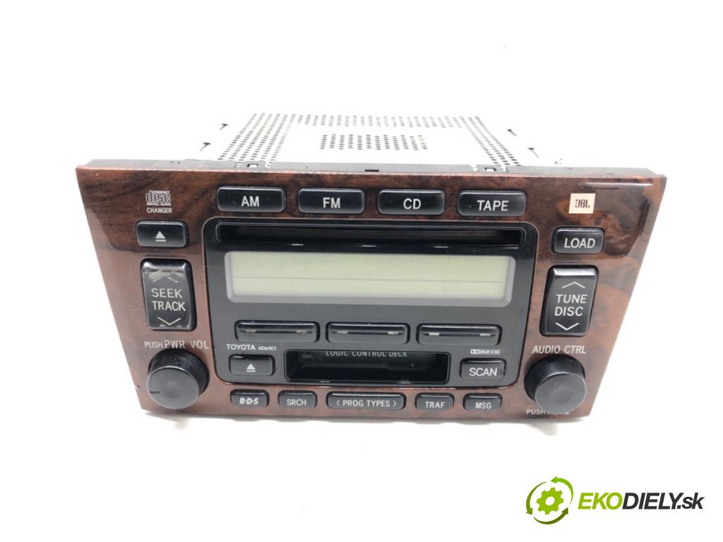 TOYOTA AVALON sedan (_X2_) 1999 - 2005    3.0 (MCX20) 157 kW [214 KM] benzyna 1999 - 2004  RADIO 86120-AC132 (Audio zariadenia)
