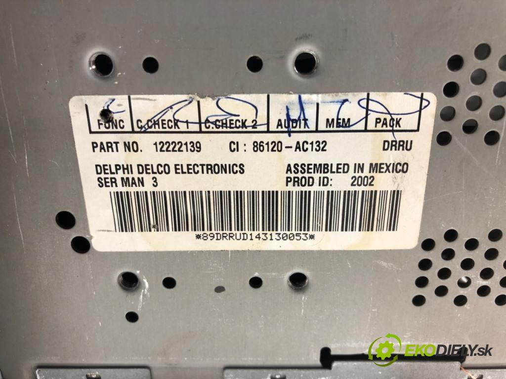 TOYOTA AVALON sedan (_X2_) 1999 - 2005    3.0 (MCX20) 157 kW [214 KM] benzyna 1999 - 2004  RADIO 86120-AC132 (Audio zariadenia)