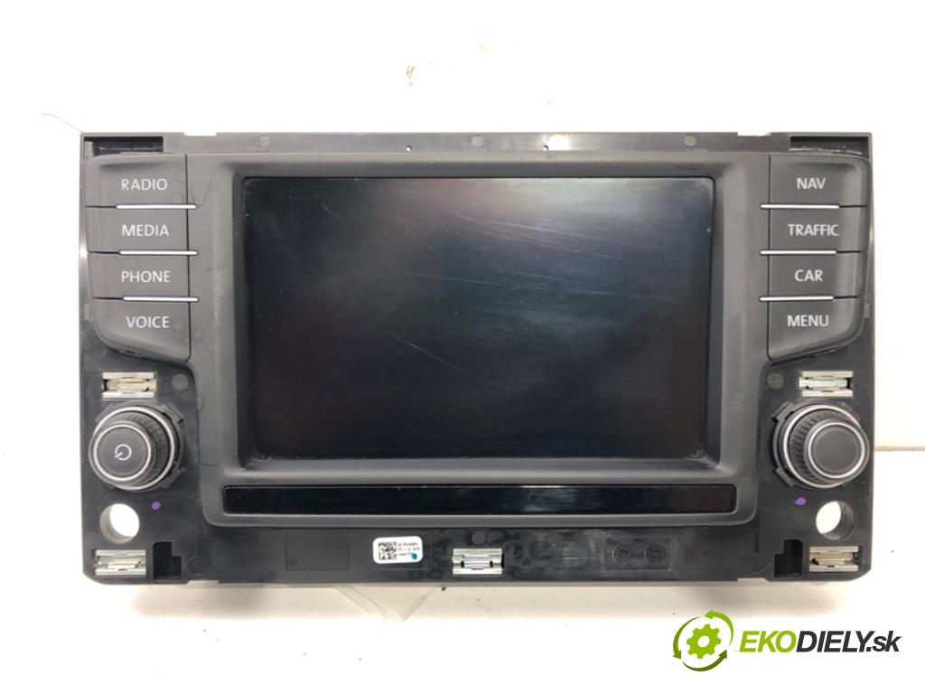 VW GOLF VII Variant (BA5, BV5) 2013 - 2022    1.6 TDI 81 kW [110 KM] olej napędowy 2013 - 2017  RADIO Dislpej 3G0919605D