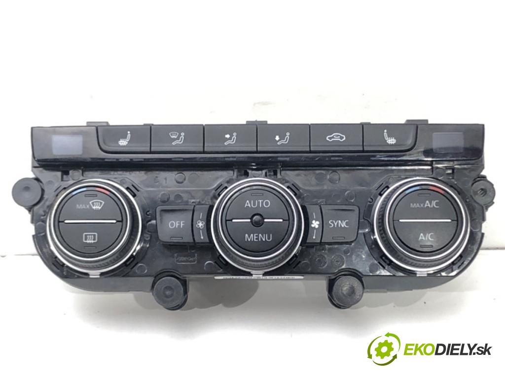 VW GOLF VII Variant (BA5, BV5) 2013 - 2022    1.6 TDI 81 kW [110 KM] olej napędowy 2013 - 2017  Panel ovládania kúrenia 5G0907044CE (Prepínače, spínače, tlačidlá a ovládače kúrenia)