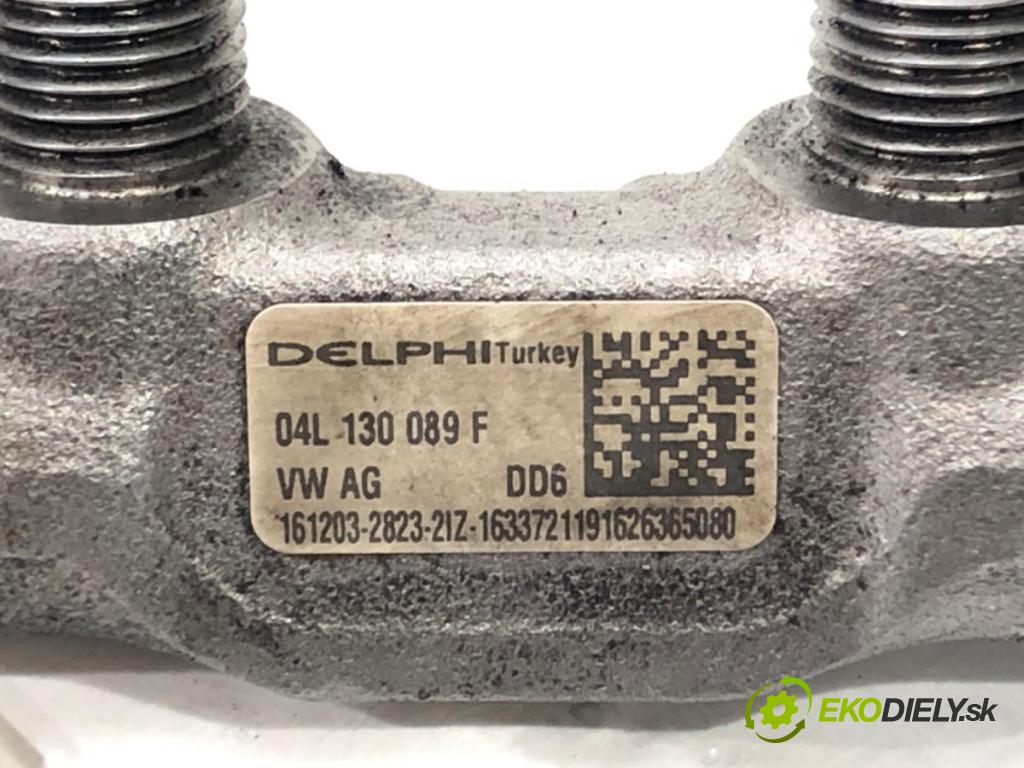 VW GOLF VII Variant (BA5, BV5) 2013 - 2022    1.6 TDI 81 kW [110 KM] olej napędowy 2013 - 2017  Lišta vstrekovacia 04L130089F 04L130764B (Vstrekovacie lišty)