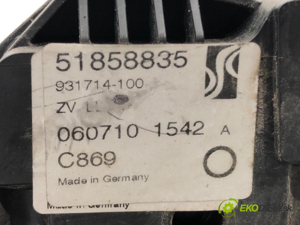 FIAT PUNTO EVO (199_) 2008 - 2022    1.4 (199AXB1A) 57 kW [77 KM] benzyna 2009 - 2012  zámok dveře levý přední část 51858835