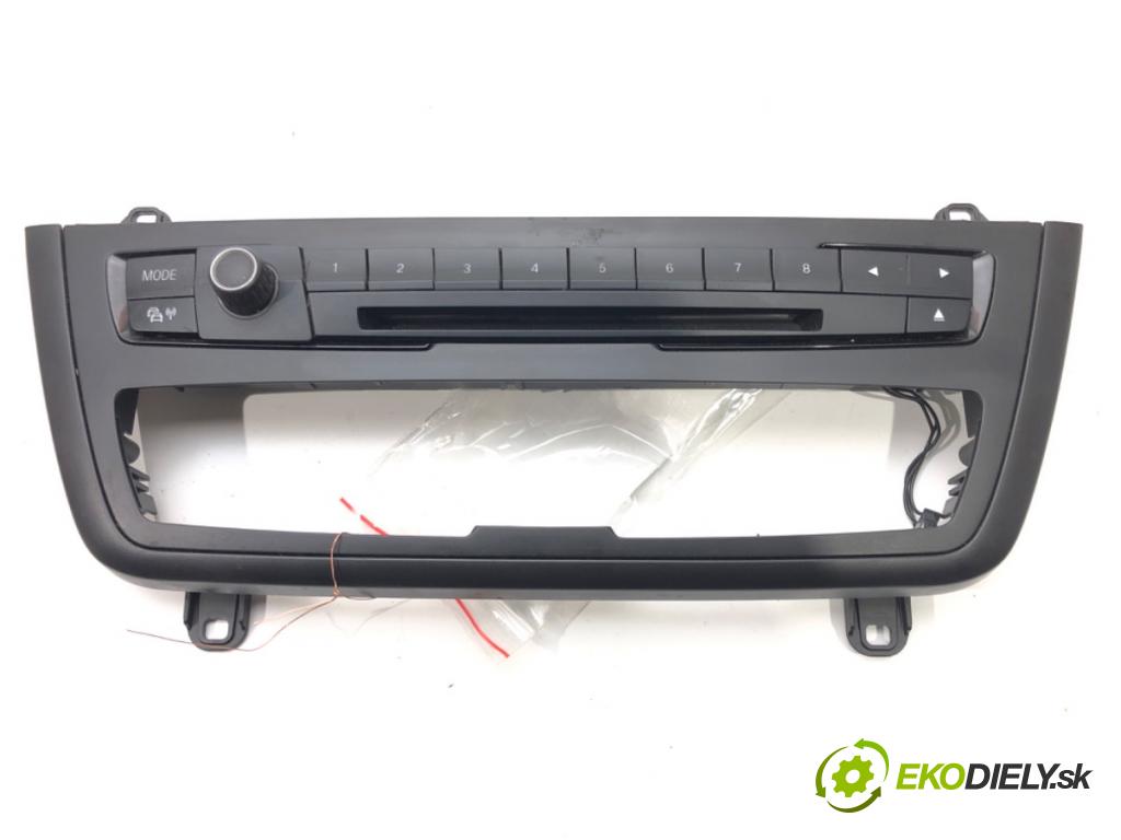 BMW 3 Touring (F31) 2012 - 2019    320 d 135 kW [184 KM] olej napędowy 2012 - 2016  Panel ovládania radia 9226784 (Prepínače, spínače, tlačidlá a ovládače kúrenia)