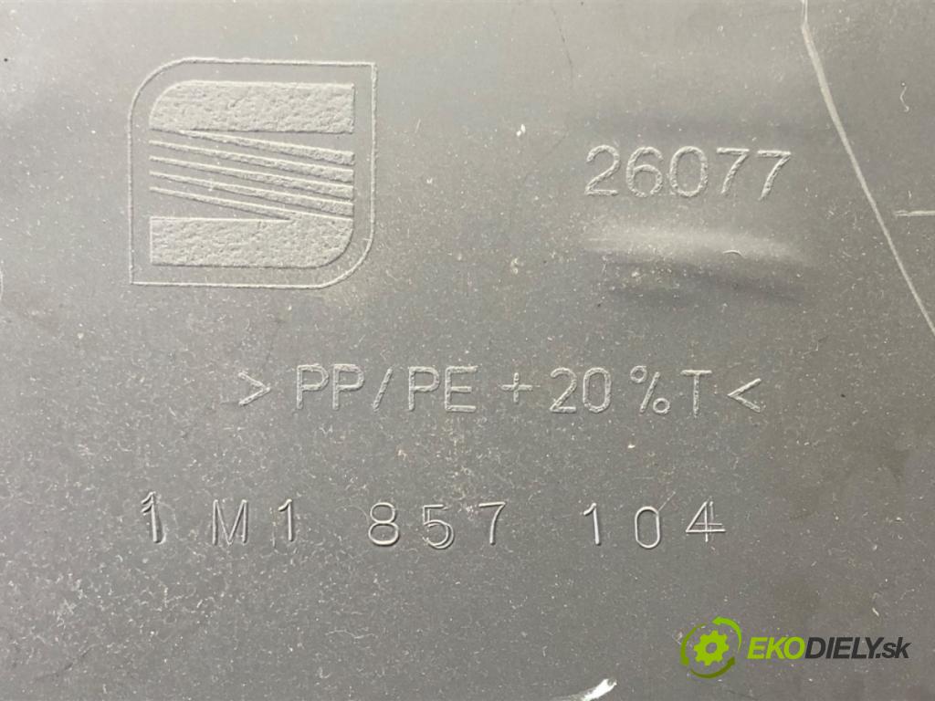 SEAT LEON (1M1) 1999 - 2006    1.6 16 V 77 kW [105 KM] benzyna 2000 - 2006  Priehradka, kastlík spolujazdca  (Priehradky, kastlíky)