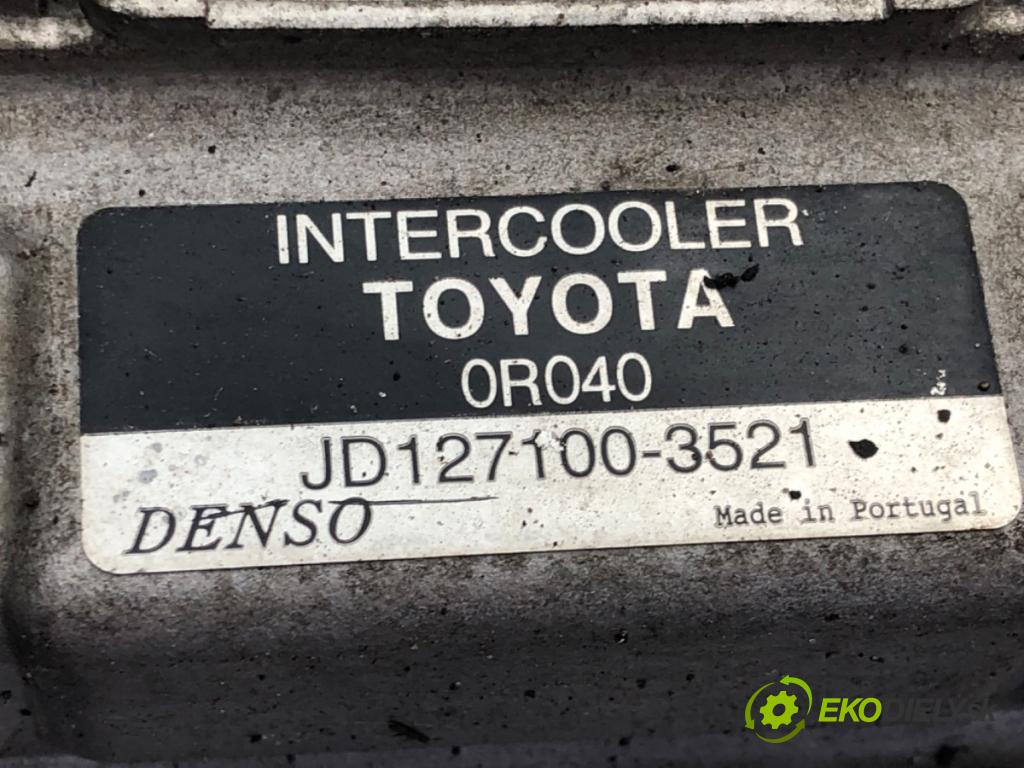 TOYOTA AVENSIS sedan (_T27_) 2008 - 2018    2.2 D-4D (ADT271_) 110 kW [150 KM] olej napędowy 2  intercooler JD127100-3521 (Chladiče nasávaného vzduchu (intercoolery))