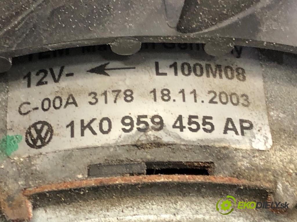 AUDI A3 (8P1) 2003 - 2013    1.6 75 kW [102 KM] benzyna 2003 - 2012  Ventilátor klimatizácie 1K0959455AP (Ventilátory chladičov klimatizácie)