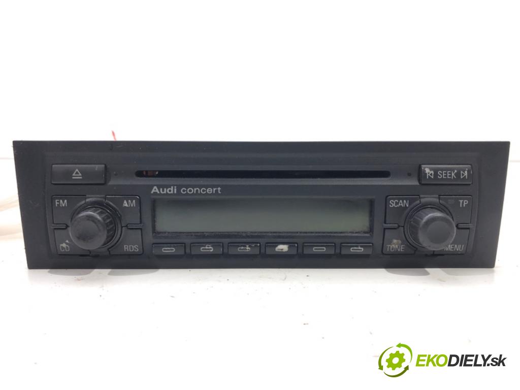 AUDI A3 (8P1) 2003 - 2013    1.6 75 kW [102 KM] benzyna 2003 - 2012  RADIO 8P0035186 (Audio zariadenia)