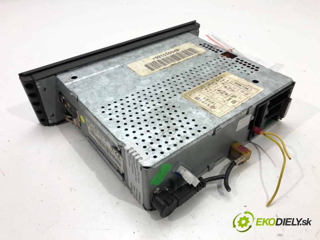 AUDI A3 (8P1) 2003 - 2013    1.6 75 kW [102 KM] benzyna 2003 - 2012  RADIO 8P0035186 (Audio zariadenia)