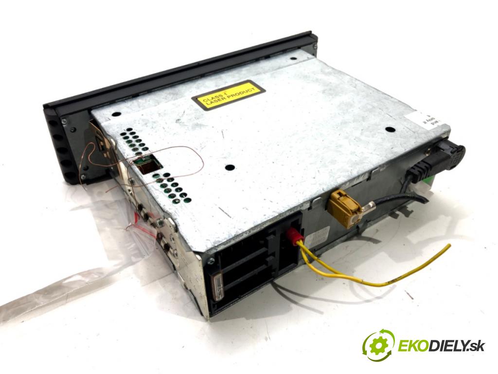 AUDI A3 (8P1) 2003 - 2013    1.6 75 kW [102 KM] benzyna 2003 - 2012  RADIO 8P0035186 (Audio zariadenia)