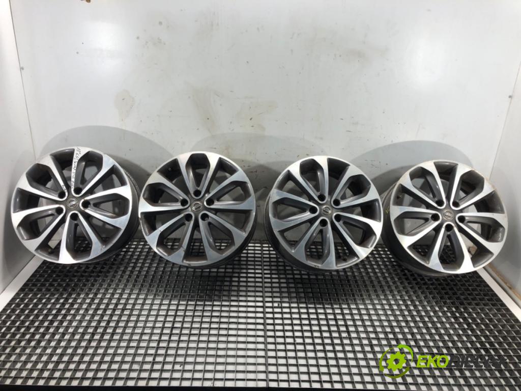 NISSAN QASHQAI / QASHQAI +2 I (J10, NJ10, JJ10E) 2006 - 2014    ---  disky hliníkové 18 6,5J 5X114,3 66,1 ET40 8086-7