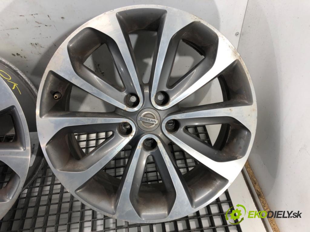 NISSAN QASHQAI / QASHQAI +2 I (J10, NJ10, JJ10E) 2006 - 2014    ---  disky hliníkové 18 6,5J 5X114,3 66,1 ET40 8086-7