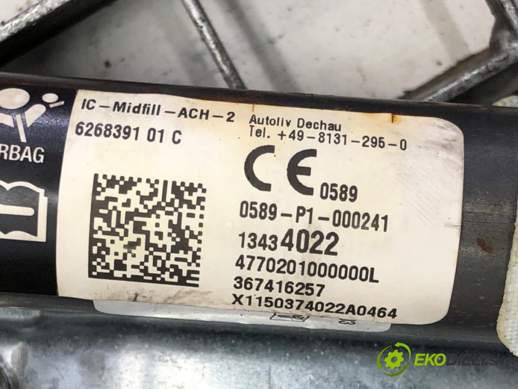 OPEL CORSA E (X15) 2014 - 2022    1.4 Turbo (08, 68) 74 kW [101 KM] benzyna 2014 - 2  Stropný ľavá strana 13434022 (Airbagy)