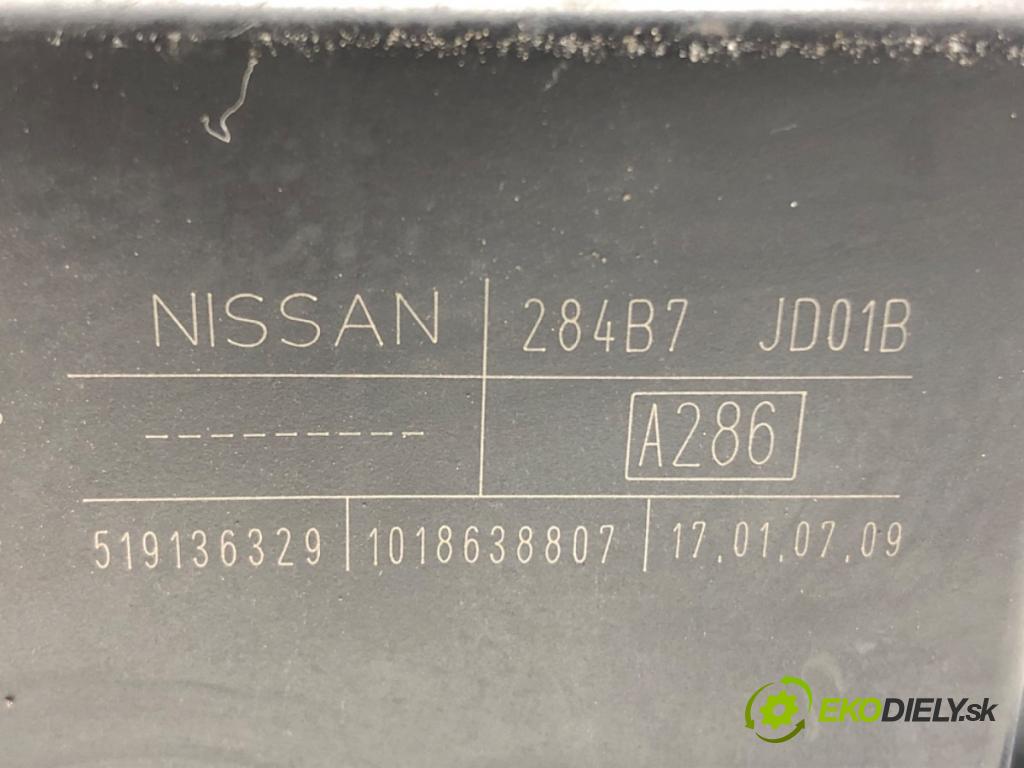 NISSAN QASHQAI / QASHQAI +2 I (J10, NJ10, JJ10E) 2006 - 2014    1.6 84 kW [114 KM] benzyna 2007 - 2013  modul BSI 284B7JD01B (Pojistkové skříňky)