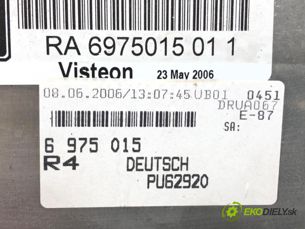 BMW 1 (E87) 2003 - 2013    118 d 90 kW [122 KM] olej napędowy 2004 - 2007  RADIO 6975015 (Audio zariadenia)