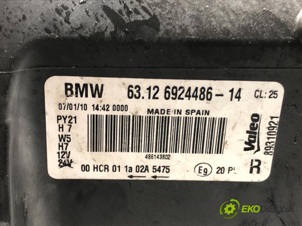 BMW 1 (E87) 2003 - 2013    118 d 90 kW [122 KM] olej napędowy 2004 - 2007  Svetlomet pravy predný 6924486