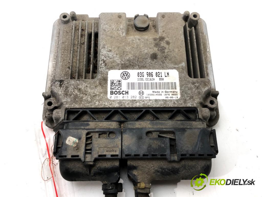 SEAT ALTEA (5P1) 2004 - 2022    1.9 TDI 77 kW [105 KM] olej napędowy 2004 - 2022  riadiaca jednotka Motor 03G906021LN (Riadiace jednotky)