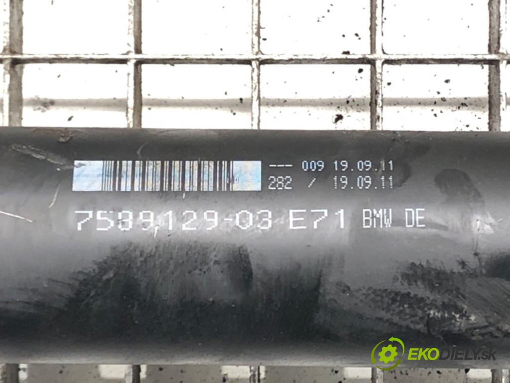 BMW X5 (E70) 2006 - 2013    xDrive 40 d 225 kW [306 KM] olej napędowy 2010 - 2  Kardaň, hriadeľ hnací zad 7589129 (Kardaňové hriadele)