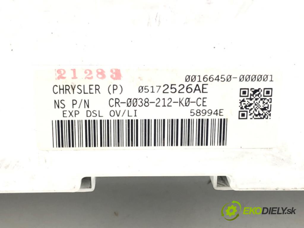 JEEP GRAND CHEROKEE III (WH, WK) 2004 - 2011    3.0 CRD 160 kW [218 KM] olej napędowy 2005 - 2010  Prístrojovka 05172526AE (Prístrojové dosky, displeje)