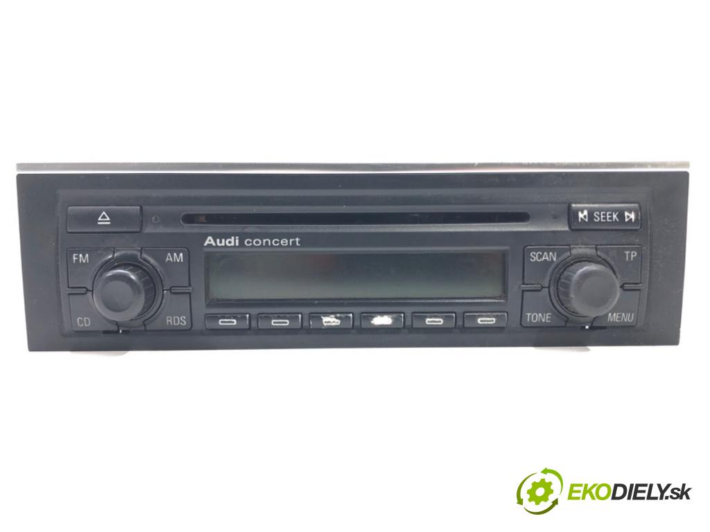 AUDI A4 B6 (8E2) 2000 - 2005    2.0 96 kW [130 KM] benzyna 2000 - 2004  RADIO 8E0035186D (Audio zariadenia)