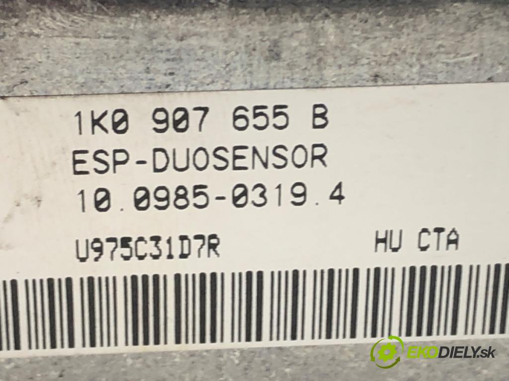 VW TOURAN (1T1, 1T2) 2003 - 2010    1.9 TDI 77 kW [105 KM] olej napędowy 2003 - 2010  snímač ESP 1K0907655B
