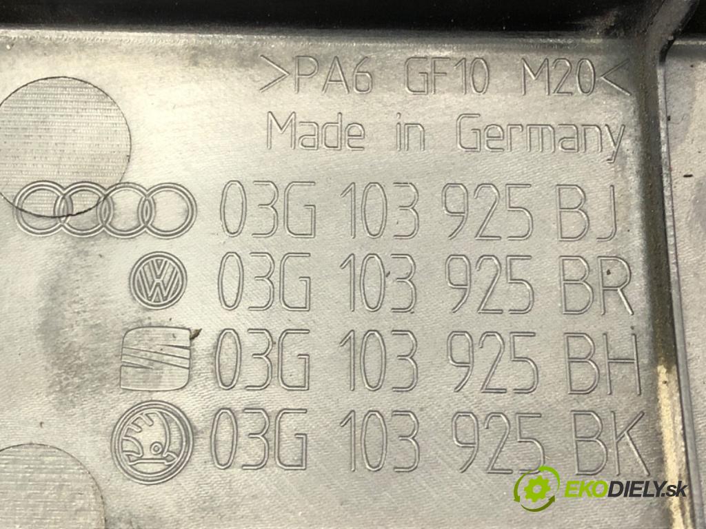 VW TOURAN (1T1, 1T2) 2003 - 2010    1.9 TDI 77 kW [105 KM] olej napędowy 2003 - 2010  kryt motora 03G103925BR