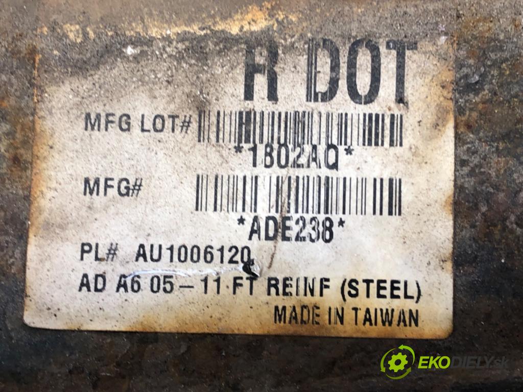 AUDI A6 C6 (4F2) 2004 - 2011    2.0 TDI 103 kW [140 KM] olej napędowy 2004 - 2008  výztuha nárazníka přední část  (Výztuhy přední)