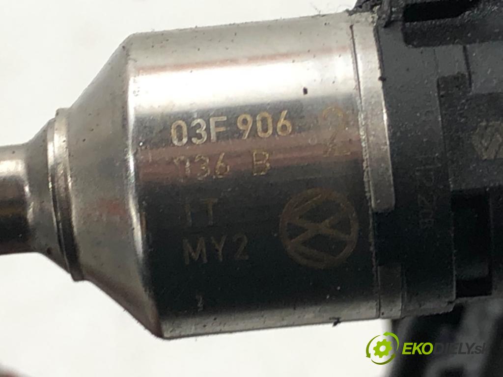 SEAT IBIZA IV (6J5, 6P1) 2008 - 2017    1.2 TSI 77 kW [105 KM] benzyna 2010 - 2012  Lišta vstrekovacia 03F906036B (Vstrekovacie lišty)