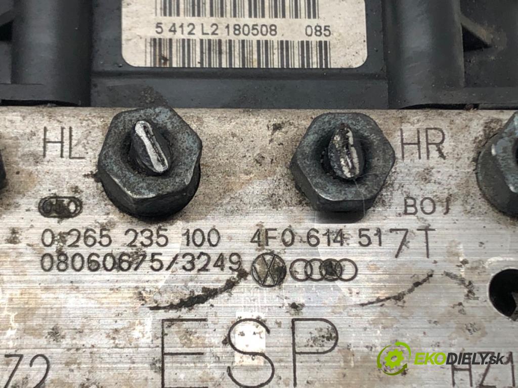 AUDI A6 C6 Avant (4F5) 2004 - 2011    2.7 TDI 132 kW [180 KM] olej napędowy 2005 - 2008  Pumpa ABS 4F0614517T (Pumpy ABS)