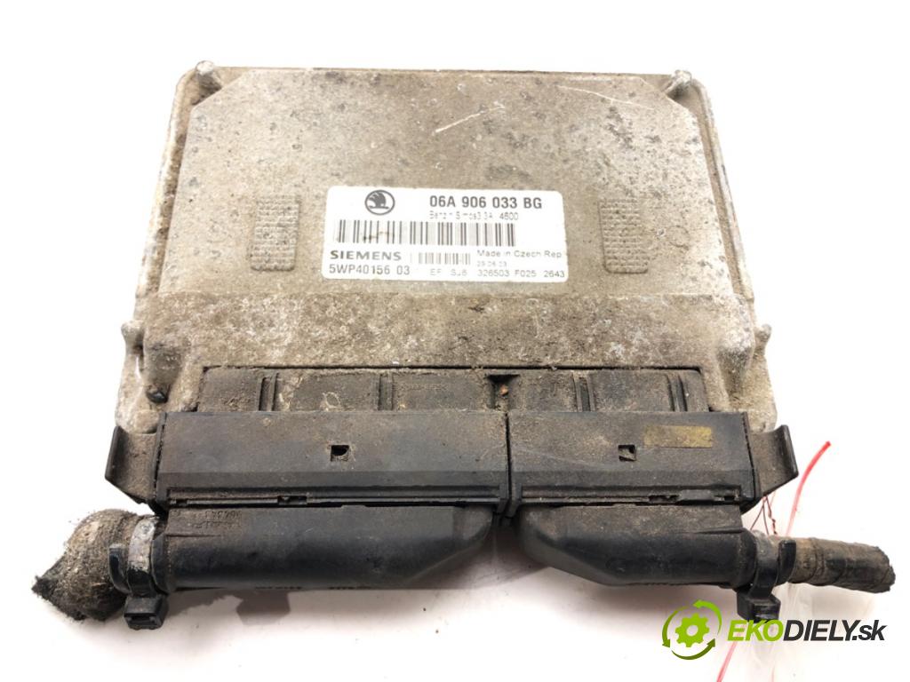 SKODA OCTAVIA I (1U2) 1996 - 2010    1.6 75 kW [102 KM] benzyna 2000 - 2010  riadiaca jednotka Motor 06A906033BG (Riadiace jednotky)