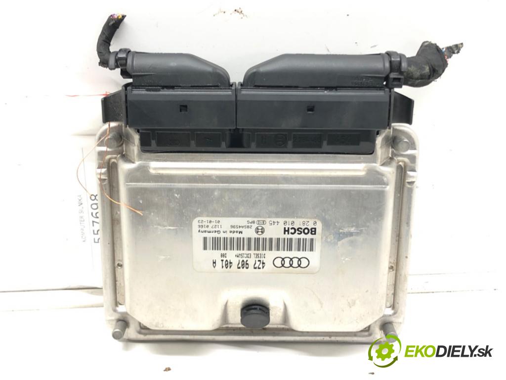 AUDI ALLROAD C5 (4BH) 2000 - 2005    2.5 TDI quattro 132 kW [180 KM] olej napędowy 2000  riadiaca jednotka Motor 0281010445 427907401A (Riadiace jednotky)
