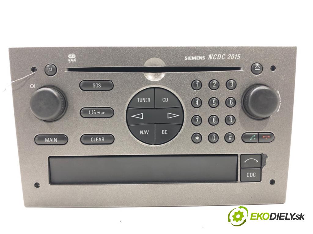 OPEL VECTRA C (Z02) 2002 - 2009    2.2 16V (F69) 108 kW [147 KM] benzyna 2002 - 2008  RADIO 24441243 (Audio zariadenia)