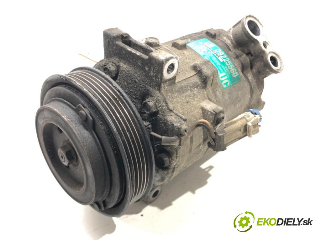 OPEL VECTRA C , Sigum (Z02) 2002 - 2009    2.2 16V (F69) 108 kW [147 KM] benzyna 2002 - 2008  Kompresor klimatizácie 09225560 (Kompresory klimatizácie)