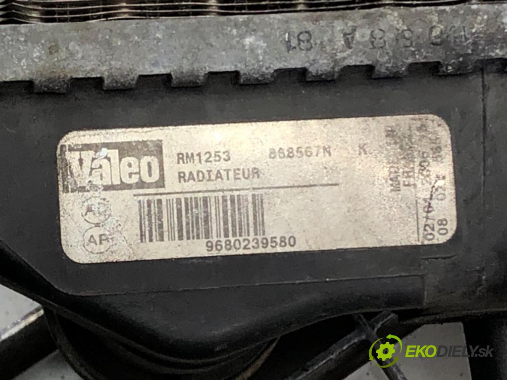 CITROEN C2 (JM_) 2003 - 2017    1.1 44 kW [60 KM] benzyna 2003 - 2012  Chladič vody 9680239580 (Chladiče vody)