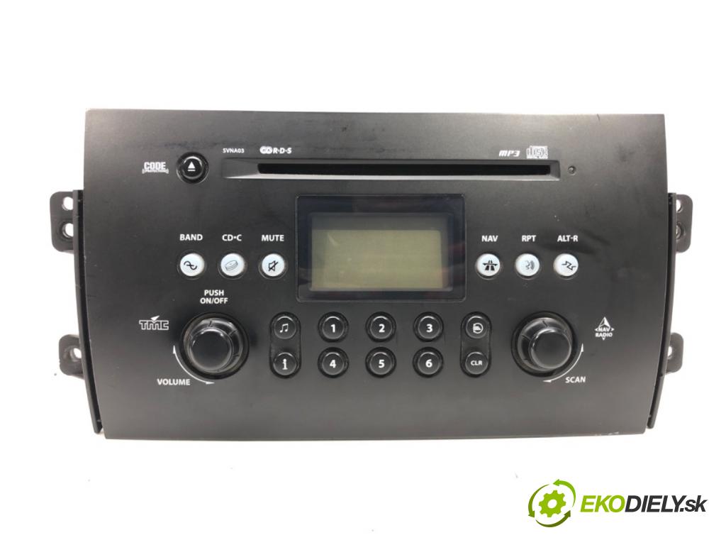 SUZUKI SX4 (EY, GY) 2006 - 2022    1.9 DDiS 4x4 (RW 419D) 88 kW [120 KM] olej napędow  RADIO 1613-0002 (Audio zariadenia)