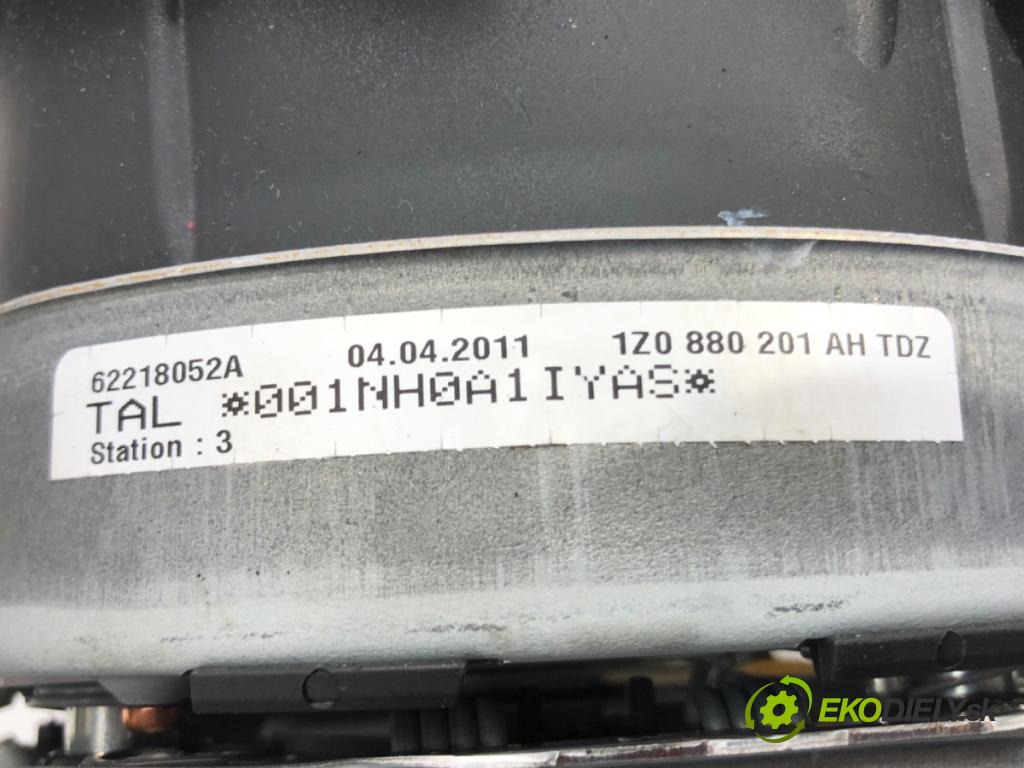 SKODA OCTAVIA II (1Z3) 2004 - 2013    1.8 TSI 112 kW [152 KM] benzyna 2009 - 2013  AirBag volantu 1Z0880201AH (Airbagy)