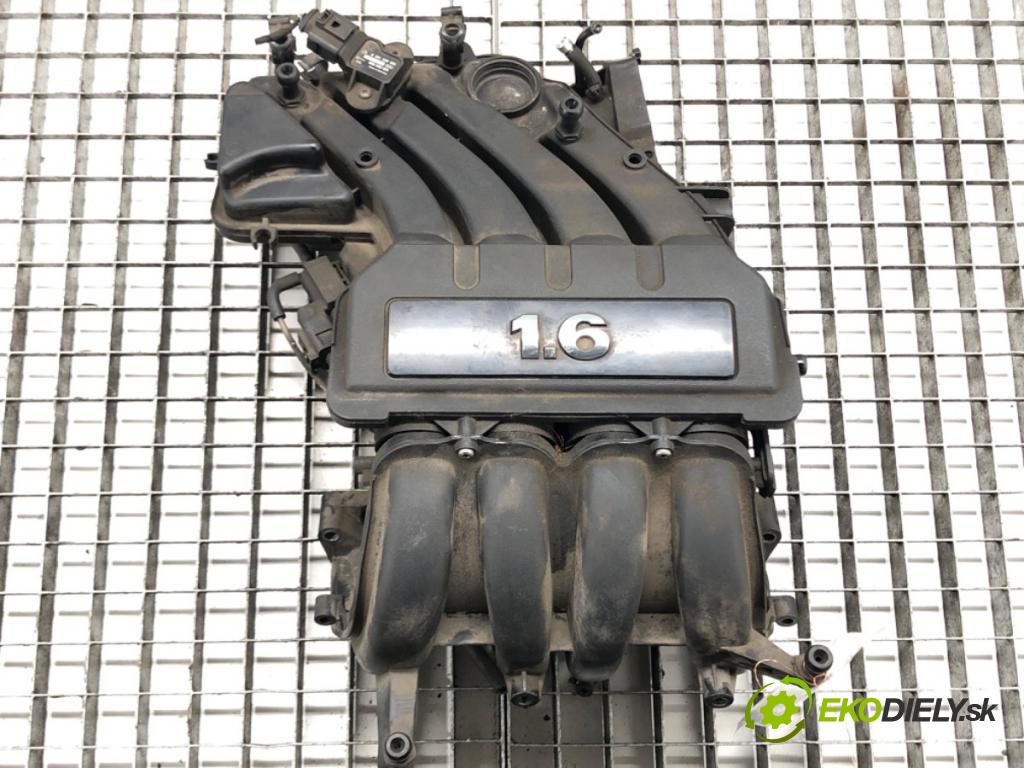 VW PASSAT B6 (3C2) 2005 - 2010    1.6 75 kW [102 KM] benzyna 2005 - 2010  Potrubie sacie, sanie 06A133185KR (Sacie potrubia)