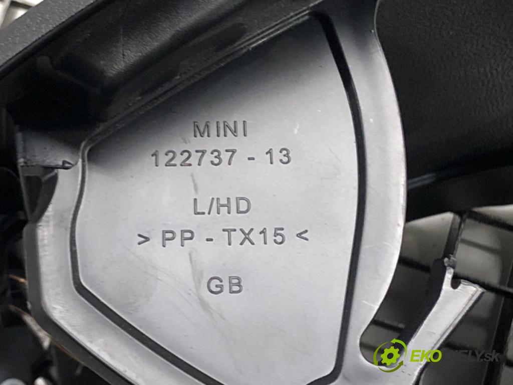 MINI MINI CLUBMAN (R55) 2006 - 2015    Cooper D 82 kW [112 KM] olej napędowy 2010 - 2014  Priehradka, kastlík spolujazdca  (Priehradky, kastlíky)