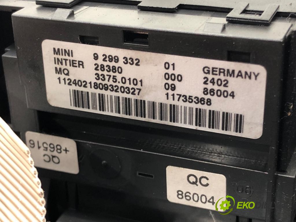 MINI MINI CLUBMAN (R55) 2006 - 2015    Cooper D 82 kW [112 KM] olej napędowy 2010 - 2014  spinačka 9299332 (Spínacie skrinky a kľúče)